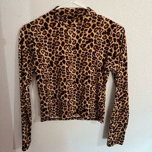 cheetah print undershirt